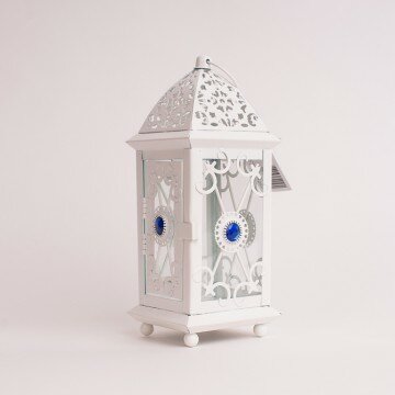 Фонарь-подсвечник с камушком малый 25х9,5х9,5см