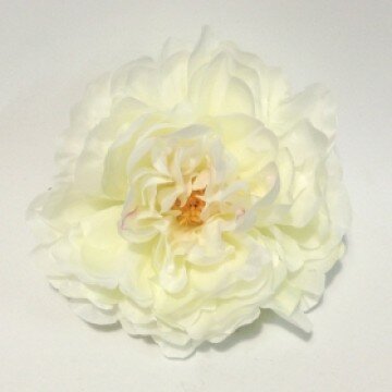 Головка пиона шелковая ВАНИЛЬНЫЙ КРЕМ