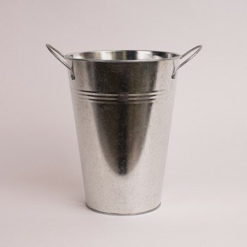 Кашпо оцинкованное ВЕДРО малое 25см