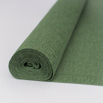 Креп №565 ярко-оливковый