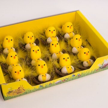 Цыплята в гнездышке- упаковка 12шт
