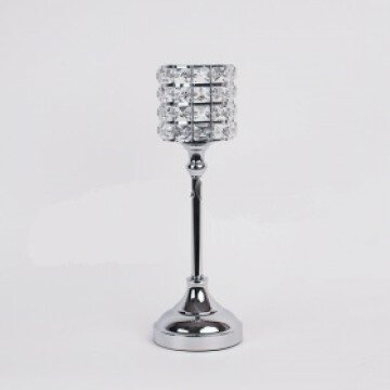 Подсвечник хромированный 49см