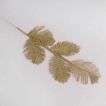 ветка декоративная золотистая 014