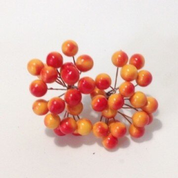Ягода калина желто-оранжевая - 10мм