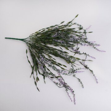 Куст вьющейся травки с сиреневыми шариками